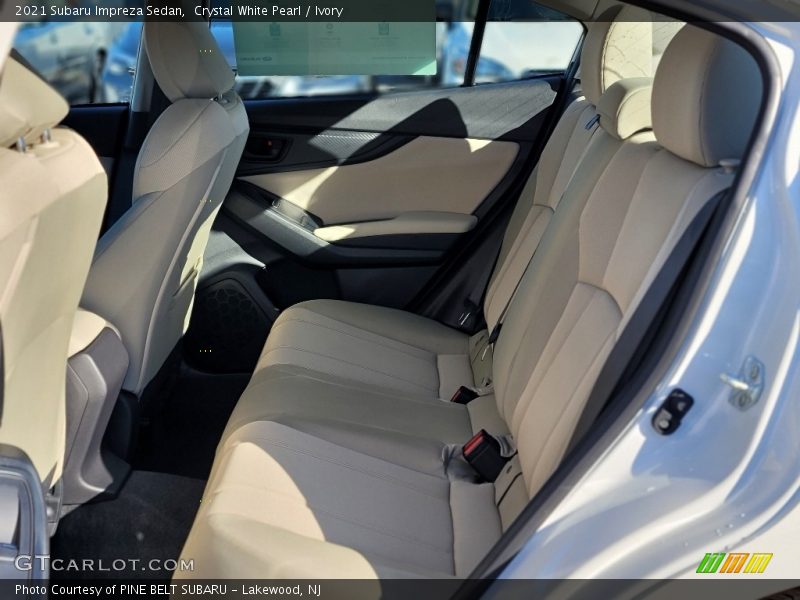 Crystal White Pearl / Ivory 2021 Subaru Impreza Sedan