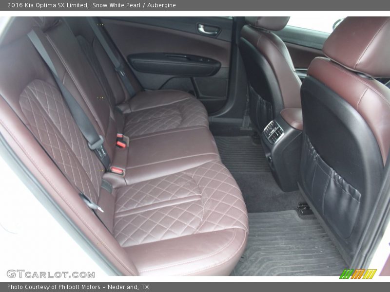 Rear Seat of 2016 Optima SX Limited