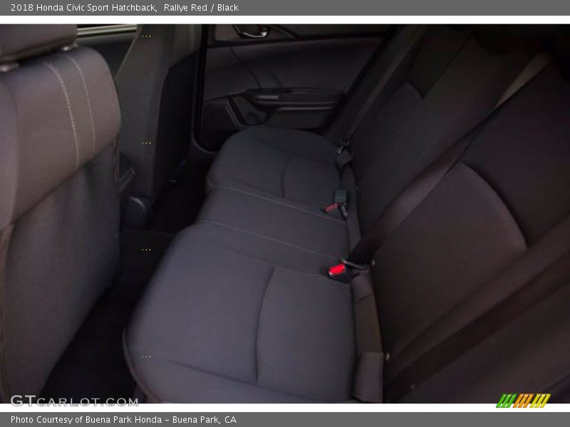 Rallye Red / Black 2018 Honda Civic Sport Hatchback