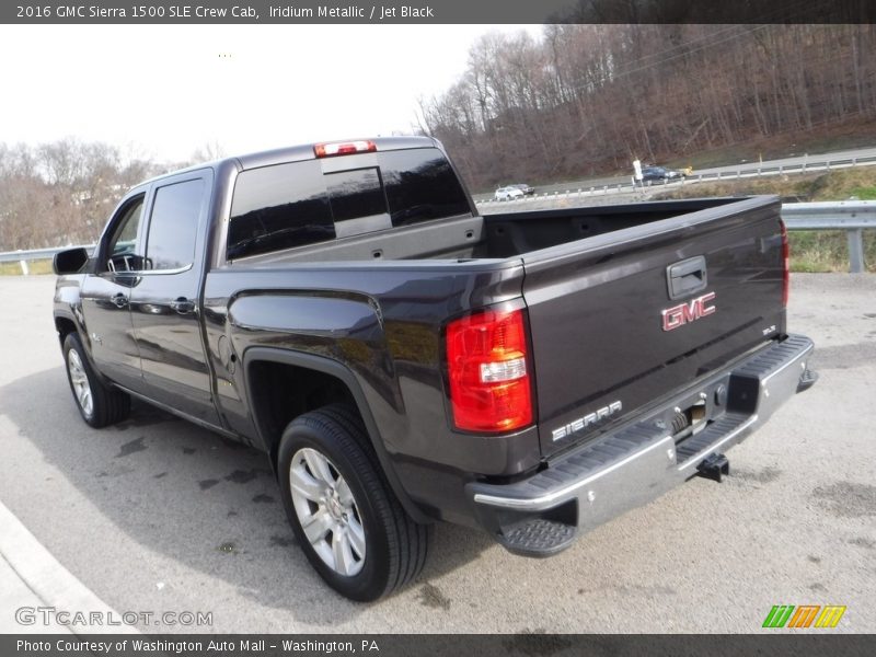 Iridium Metallic / Jet Black 2016 GMC Sierra 1500 SLE Crew Cab