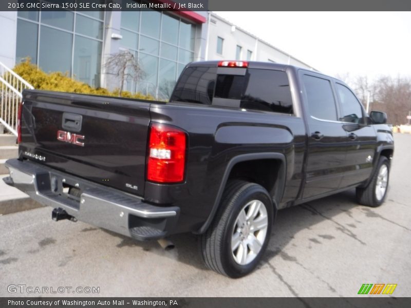 Iridium Metallic / Jet Black 2016 GMC Sierra 1500 SLE Crew Cab