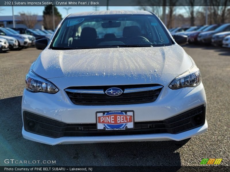 Crystal White Pearl / Black 2021 Subaru Impreza Sedan