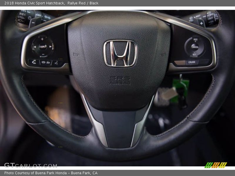 Rallye Red / Black 2018 Honda Civic Sport Hatchback