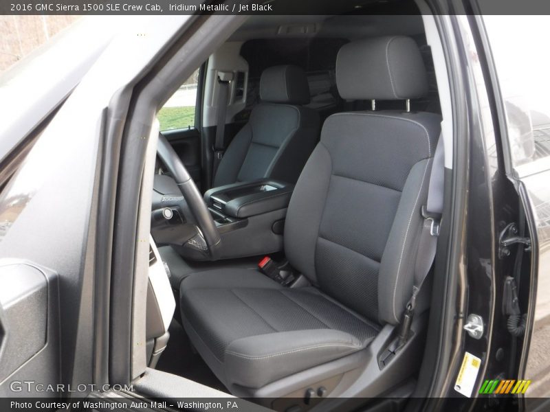Iridium Metallic / Jet Black 2016 GMC Sierra 1500 SLE Crew Cab