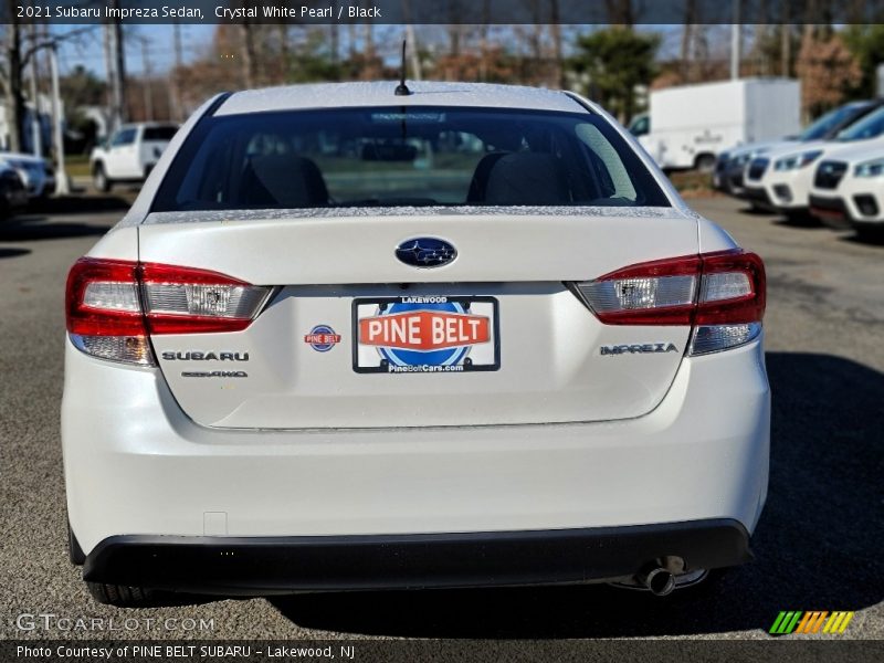 Crystal White Pearl / Black 2021 Subaru Impreza Sedan