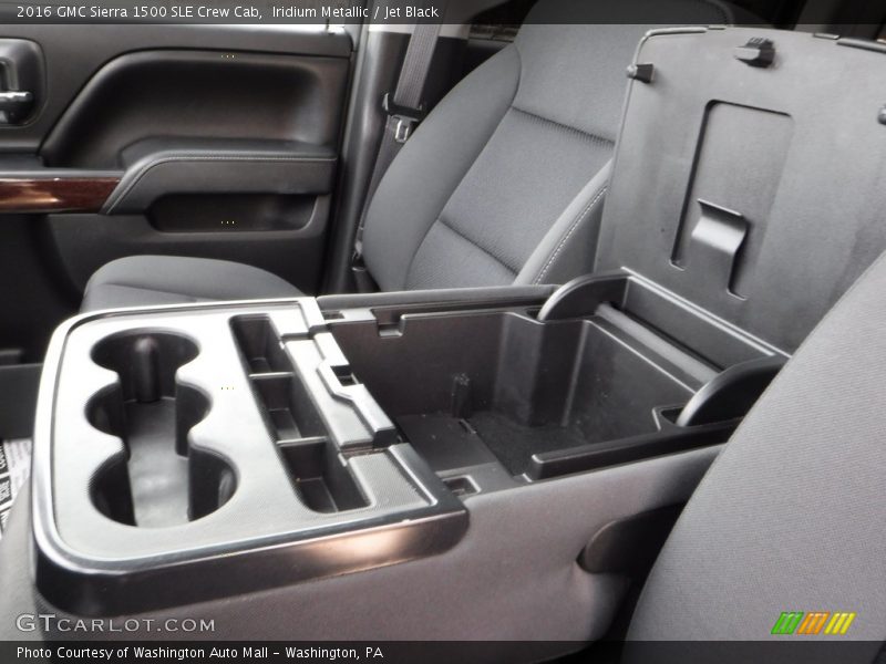 Iridium Metallic / Jet Black 2016 GMC Sierra 1500 SLE Crew Cab