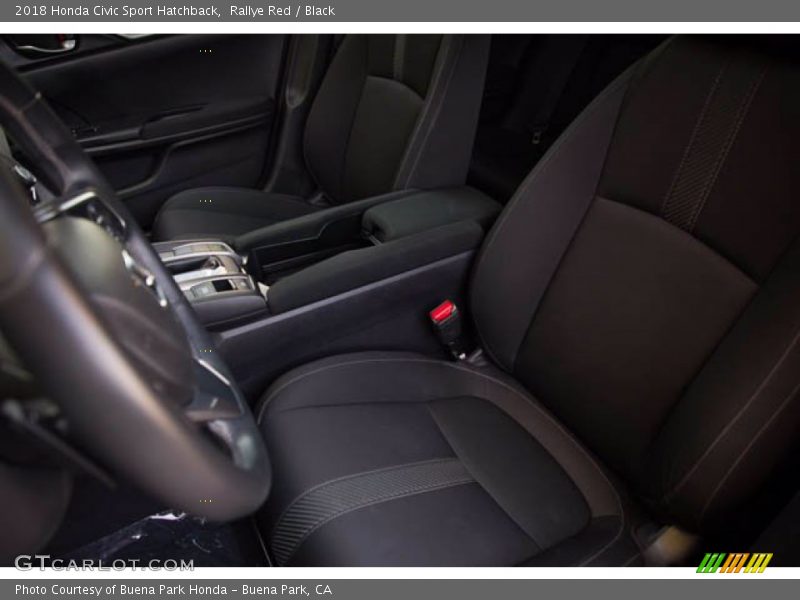 Rallye Red / Black 2018 Honda Civic Sport Hatchback