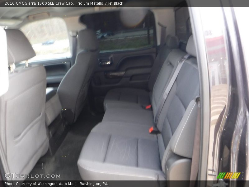 Iridium Metallic / Jet Black 2016 GMC Sierra 1500 SLE Crew Cab