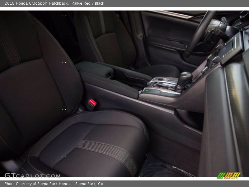 Rallye Red / Black 2018 Honda Civic Sport Hatchback