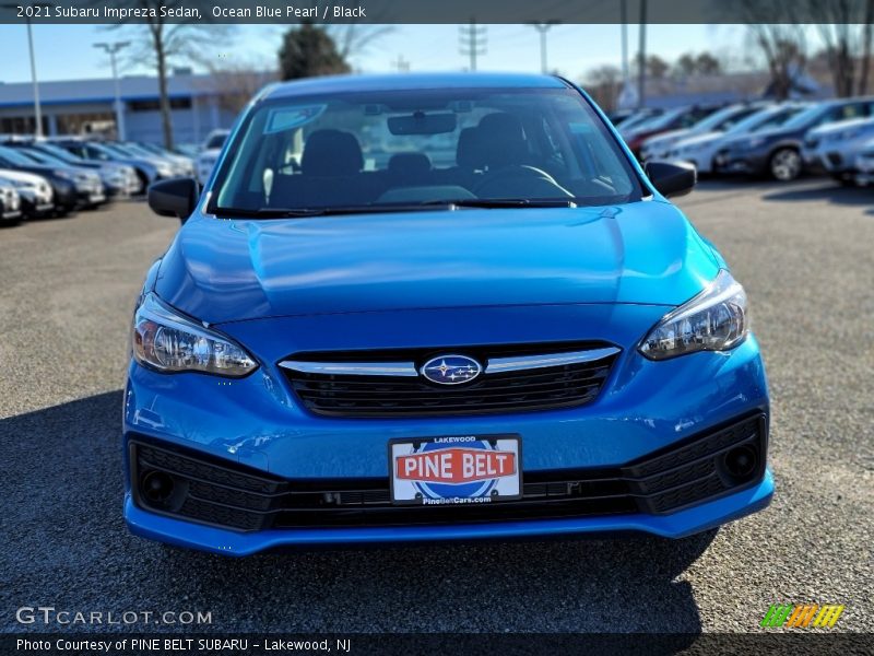 Ocean Blue Pearl / Black 2021 Subaru Impreza Sedan