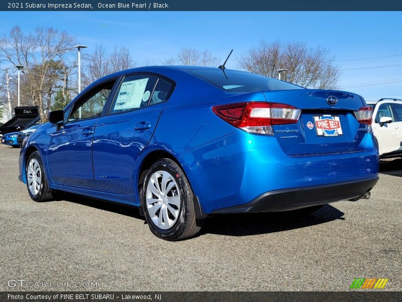 Ocean Blue Pearl / Black 2021 Subaru Impreza Sedan