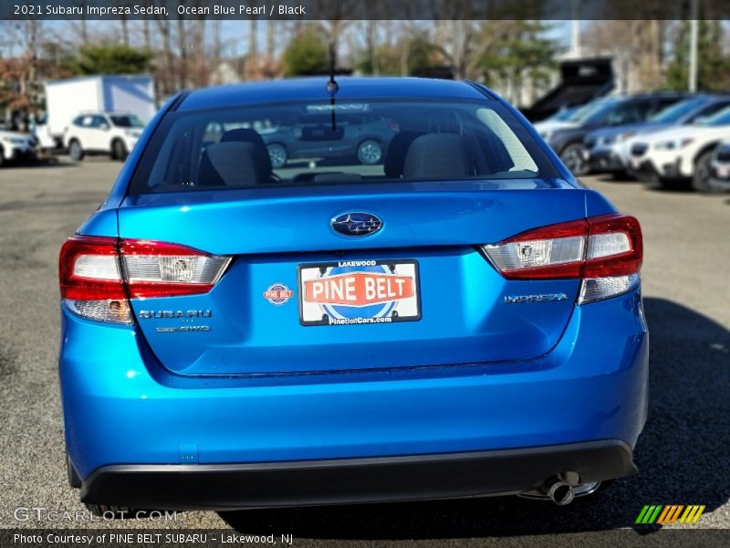Ocean Blue Pearl / Black 2021 Subaru Impreza Sedan