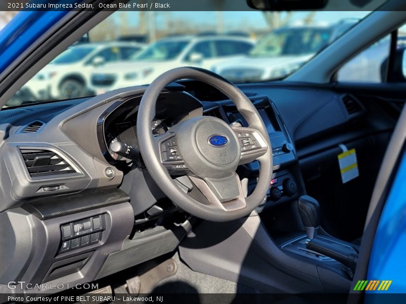 Ocean Blue Pearl / Black 2021 Subaru Impreza Sedan