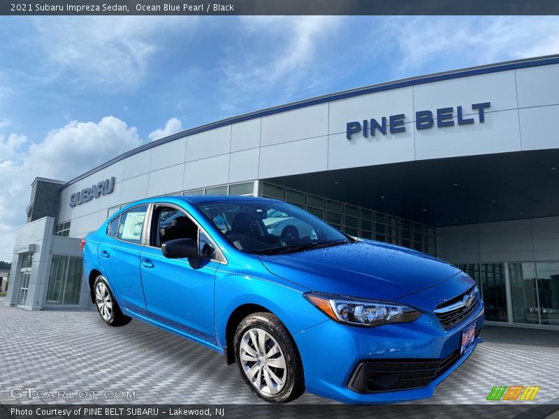 Ocean Blue Pearl / Black 2021 Subaru Impreza Sedan