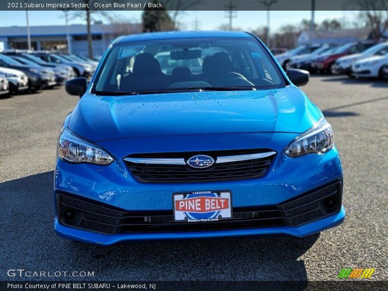 Ocean Blue Pearl / Black 2021 Subaru Impreza Sedan