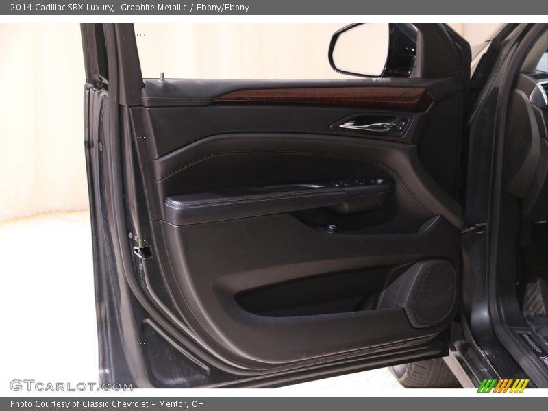 Graphite Metallic / Ebony/Ebony 2014 Cadillac SRX Luxury