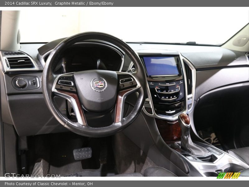 Graphite Metallic / Ebony/Ebony 2014 Cadillac SRX Luxury