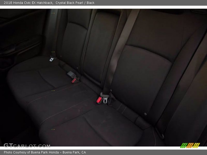 Crystal Black Pearl / Black 2018 Honda Civic EX Hatchback