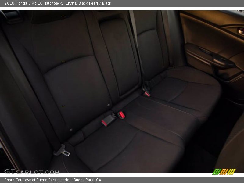 Crystal Black Pearl / Black 2018 Honda Civic EX Hatchback