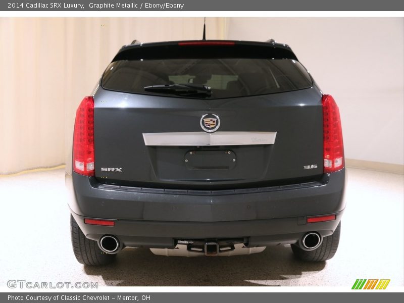 Graphite Metallic / Ebony/Ebony 2014 Cadillac SRX Luxury