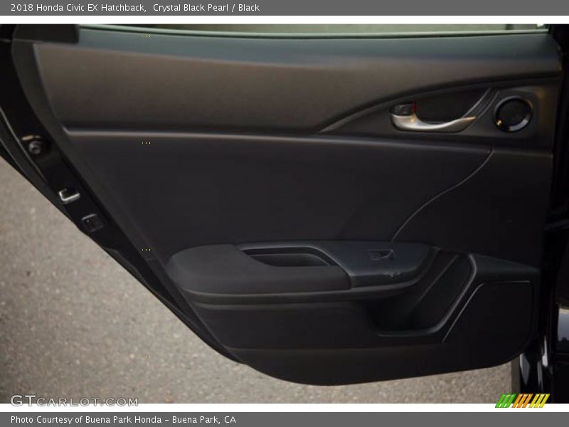 Crystal Black Pearl / Black 2018 Honda Civic EX Hatchback
