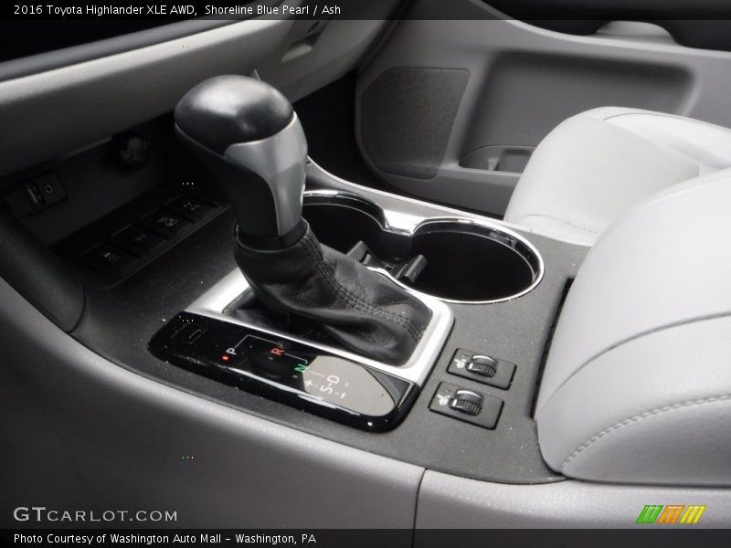 Shoreline Blue Pearl / Ash 2016 Toyota Highlander XLE AWD