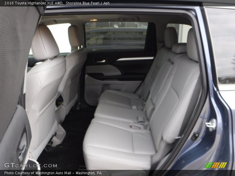 Shoreline Blue Pearl / Ash 2016 Toyota Highlander XLE AWD