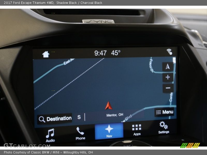 Shadow Black / Charcoal Black 2017 Ford Escape Titanium 4WD