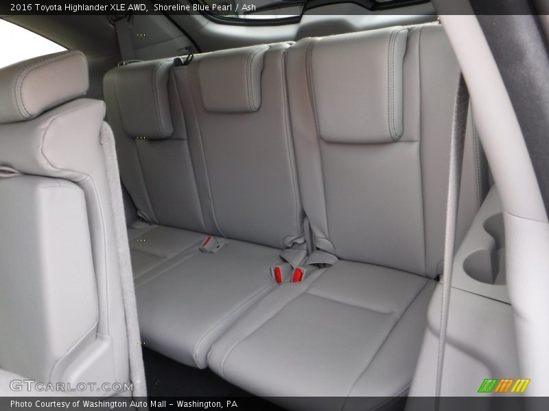Shoreline Blue Pearl / Ash 2016 Toyota Highlander XLE AWD