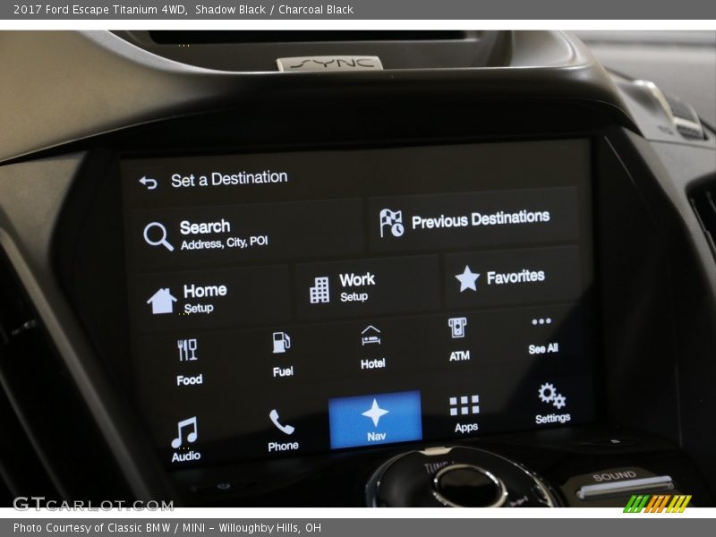 Shadow Black / Charcoal Black 2017 Ford Escape Titanium 4WD