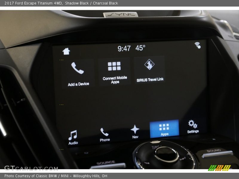 Shadow Black / Charcoal Black 2017 Ford Escape Titanium 4WD