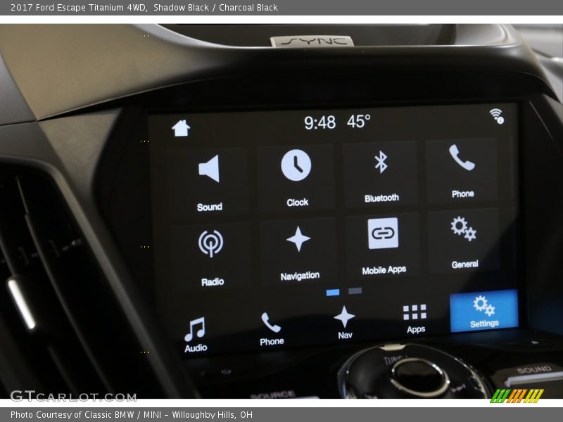 Shadow Black / Charcoal Black 2017 Ford Escape Titanium 4WD