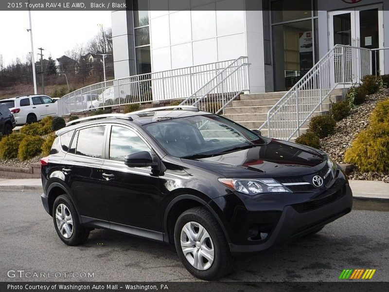 Black / Black 2015 Toyota RAV4 LE AWD