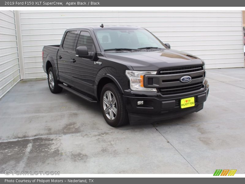 Agate Black / Black 2019 Ford F150 XLT SuperCrew