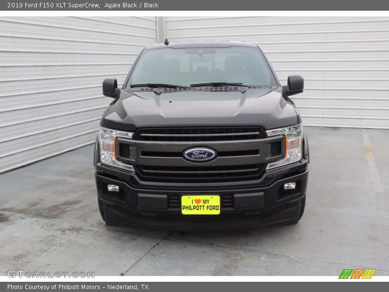 Agate Black / Black 2019 Ford F150 XLT SuperCrew