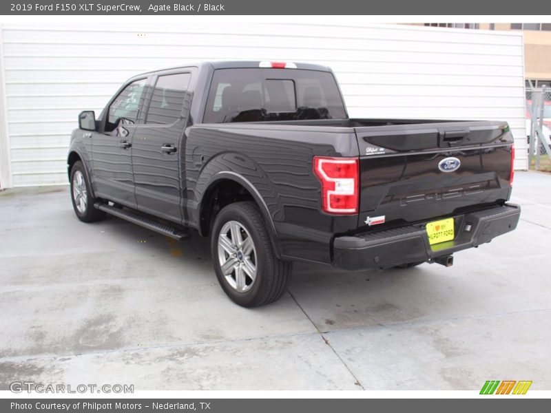 Agate Black / Black 2019 Ford F150 XLT SuperCrew
