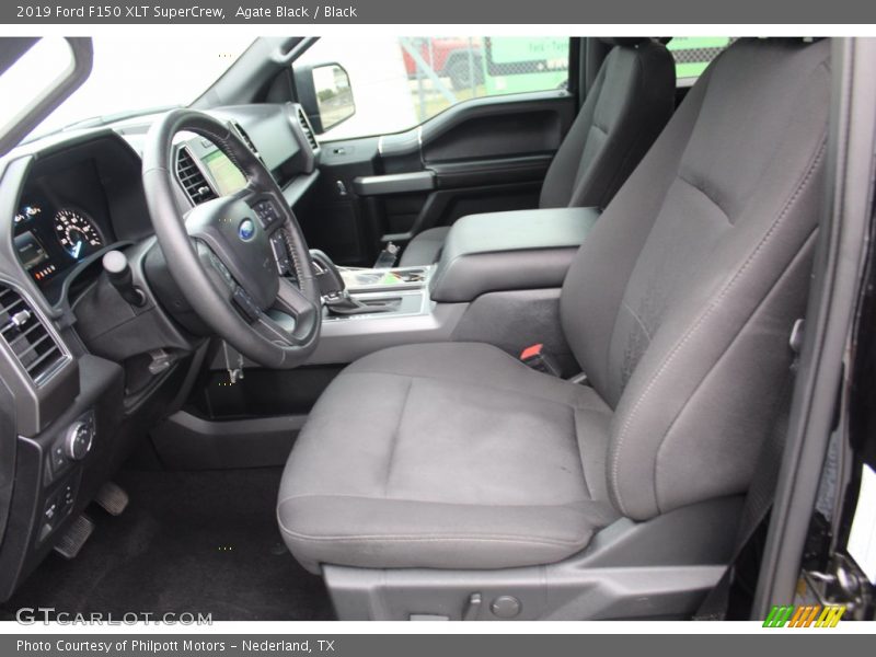 Agate Black / Black 2019 Ford F150 XLT SuperCrew