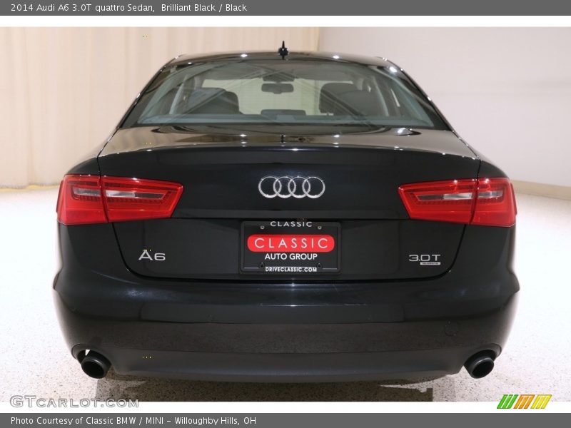Brilliant Black / Black 2014 Audi A6 3.0T quattro Sedan