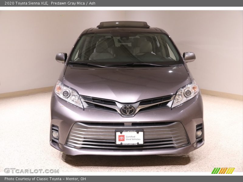 Predawn Gray Mica / Ash 2020 Toyota Sienna XLE