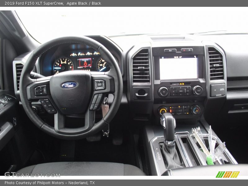 Agate Black / Black 2019 Ford F150 XLT SuperCrew