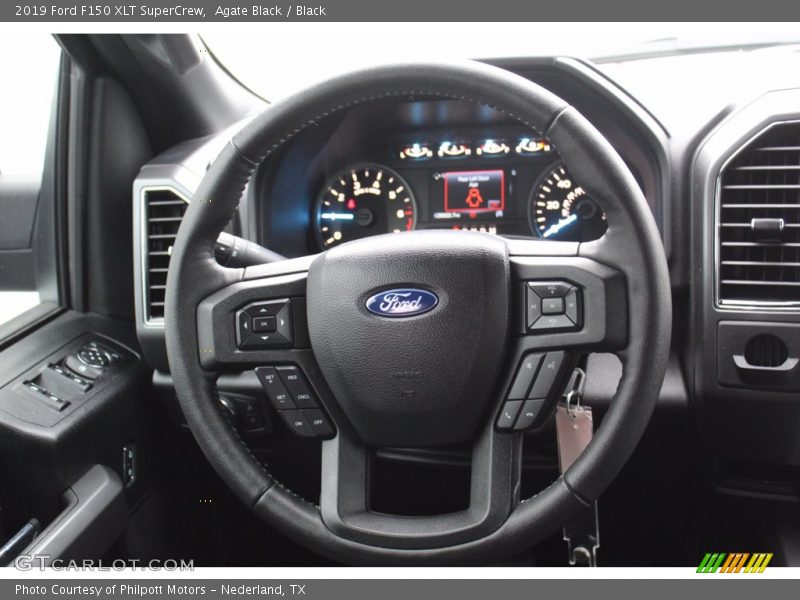Agate Black / Black 2019 Ford F150 XLT SuperCrew