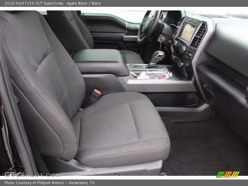 Agate Black / Black 2019 Ford F150 XLT SuperCrew