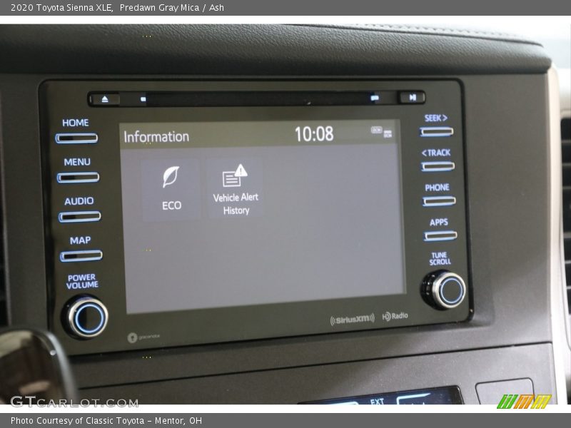 Predawn Gray Mica / Ash 2020 Toyota Sienna XLE