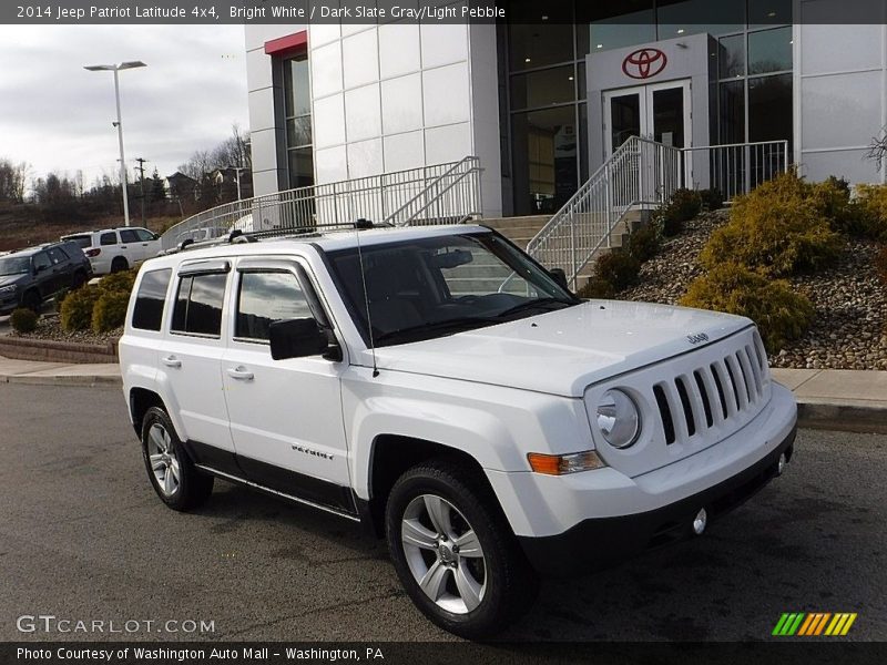 Bright White / Dark Slate Gray/Light Pebble 2014 Jeep Patriot Latitude 4x4