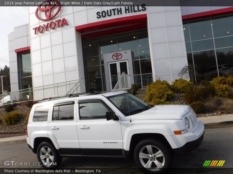 Bright White / Dark Slate Gray/Light Pebble 2014 Jeep Patriot Latitude 4x4
