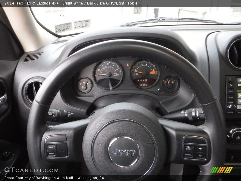 Bright White / Dark Slate Gray/Light Pebble 2014 Jeep Patriot Latitude 4x4