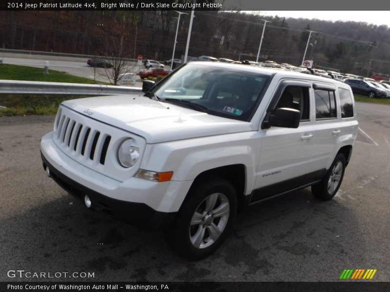 Bright White / Dark Slate Gray/Light Pebble 2014 Jeep Patriot Latitude 4x4