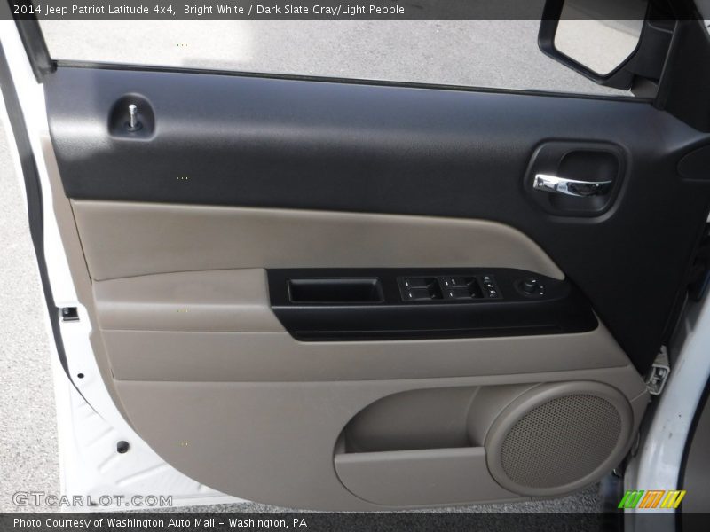 Bright White / Dark Slate Gray/Light Pebble 2014 Jeep Patriot Latitude 4x4