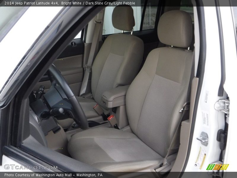 Bright White / Dark Slate Gray/Light Pebble 2014 Jeep Patriot Latitude 4x4