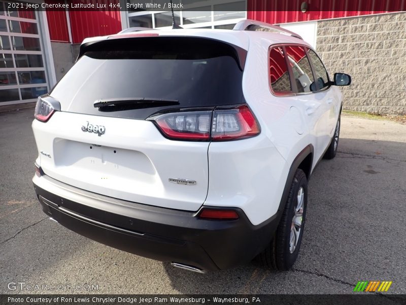 Bright White / Black 2021 Jeep Cherokee Latitude Lux 4x4